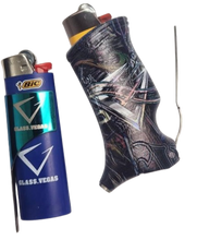 Load image into Gallery viewer, Glass Vegas Lighter Set (2 color options) FINAL SALE