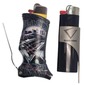 Glass Vegas Lighter Set (2 color options) FINAL SALE