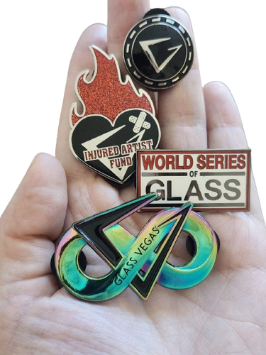 Glass Vegas Pin Set FINAL SALE