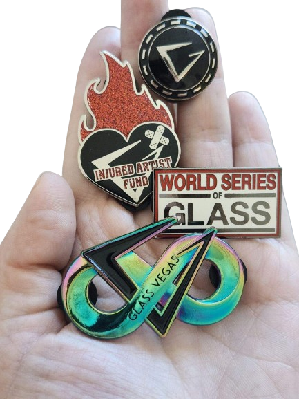 Glass Vegas Pin Set FINAL SALE