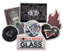 Load image into Gallery viewer, Glass Vegas Sticker Set FINAL SALE